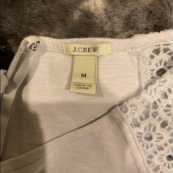 J.Crew periwinkle eyelet sleeve blouse 🤍 - Picture 2 of 5